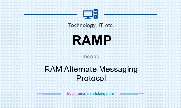 What does RAMP mean? It stands for RAM Alternate Messaging Protocol
