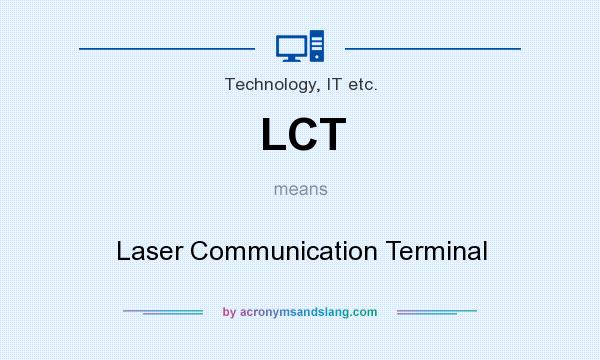 What does LCT mean? It stands for Laser Communication Terminal