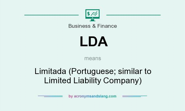 What does LDA mean? It stands for Limitada (Portuguese; similar to Limited Liability Company)