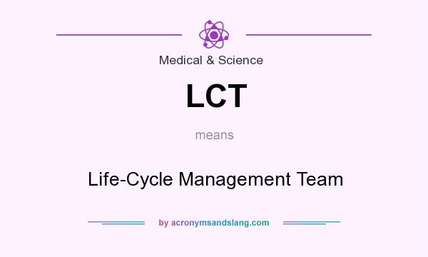 What does LCT mean? It stands for Life-Cycle Management Team