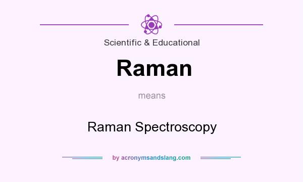 What does Raman mean? It stands for Raman Spectroscopy