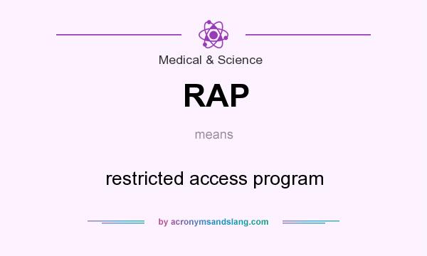 What does RAP mean? It stands for restricted access program