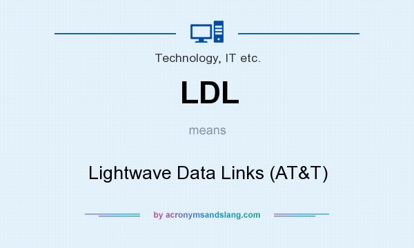 What does LDL mean? It stands for Lightwave Data Links (AT&T)