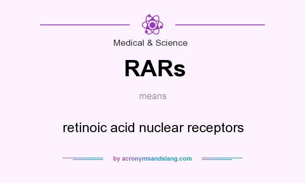 What does RARs mean? It stands for retinoic acid nuclear receptors