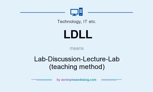 What does LDLL mean? It stands for Lab-Discussion-Lecture-Lab (teaching method)