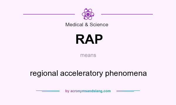 What does RAP mean? It stands for regional acceleratory phenomena