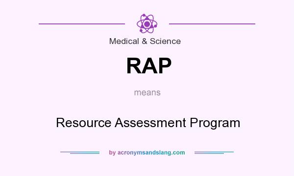 What does RAP mean? It stands for Resource Assessment Program