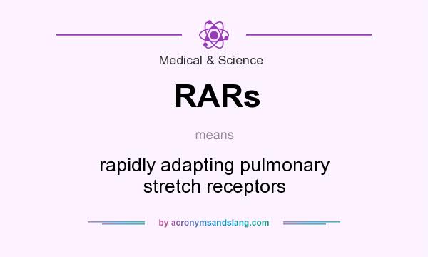 What does RARs mean? It stands for rapidly adapting pulmonary stretch receptors