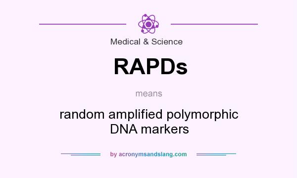 What does RAPDs mean? It stands for random amplified polymorphic DNA markers