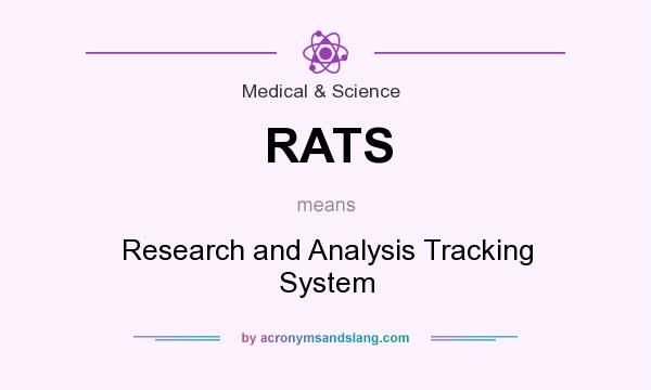 What does RATS mean? It stands for Research and Analysis Tracking System