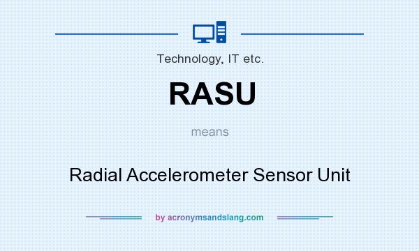 What does RASU mean? It stands for Radial Accelerometer Sensor Unit