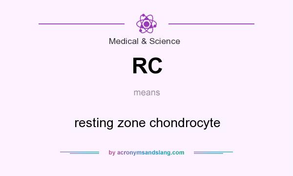 What does RC mean? It stands for resting zone chondrocyte
