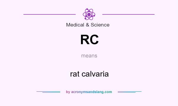 What does RC mean? It stands for rat calvaria