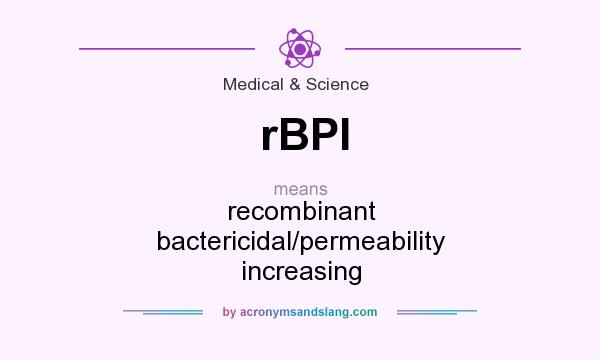 What does rBPI mean? It stands for recombinant bactericidal/permeability increasing
