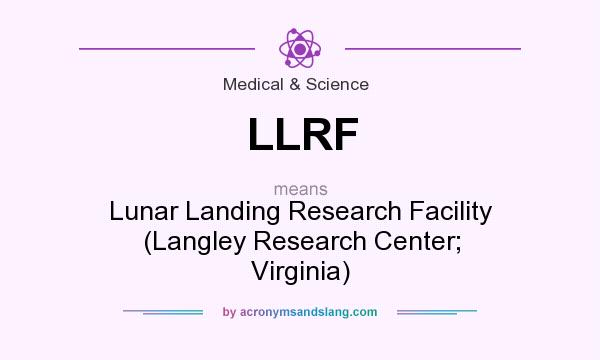 What does LLRF mean? It stands for Lunar Landing Research Facility (Langley Research Center; Virginia)