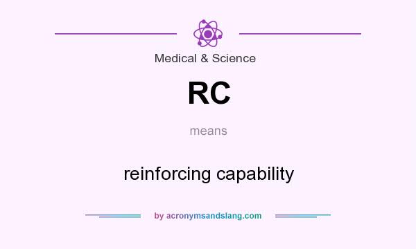 What does RC mean? It stands for reinforcing capability