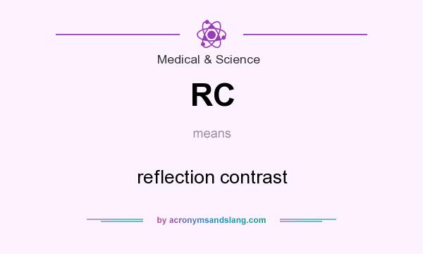 What does RC mean? It stands for reflection contrast