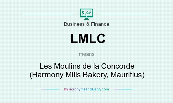 What does LMLC mean? It stands for Les Moulins de la Concorde (Harmony Mills Bakery, Mauritius)