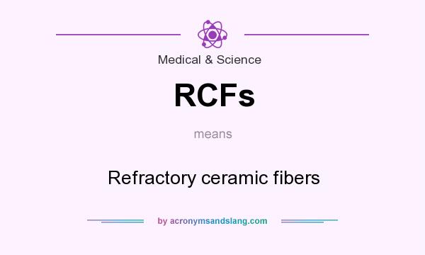 What does RCFs mean? It stands for Refractory ceramic fibers