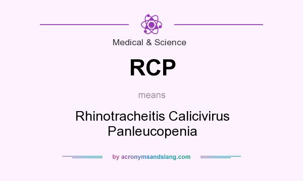What does RCP mean? It stands for Rhinotracheitis Calicivirus Panleucopenia