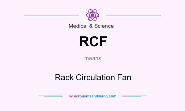What does RCF mean? It stands for Rack Circulation Fan