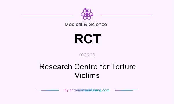 What does RCT mean? It stands for Research Centre for Torture Victims