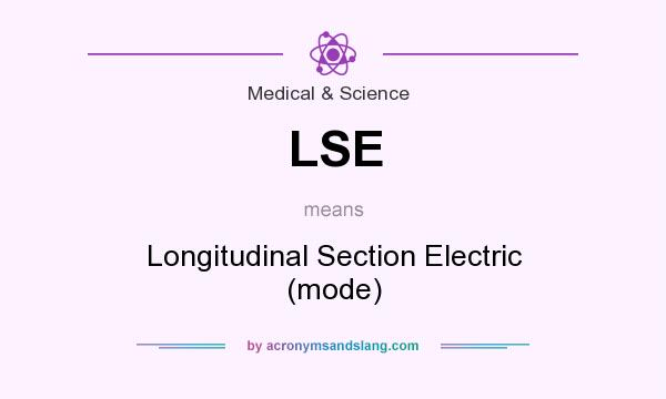 What does LSE mean? It stands for Longitudinal Section Electric (mode)