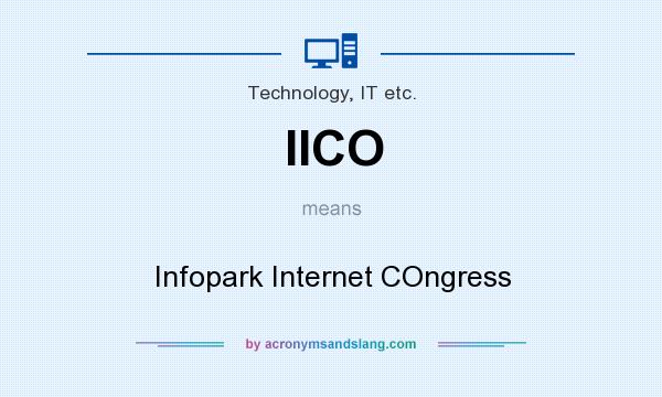 What does IICO mean? It stands for Infopark Internet COngress
