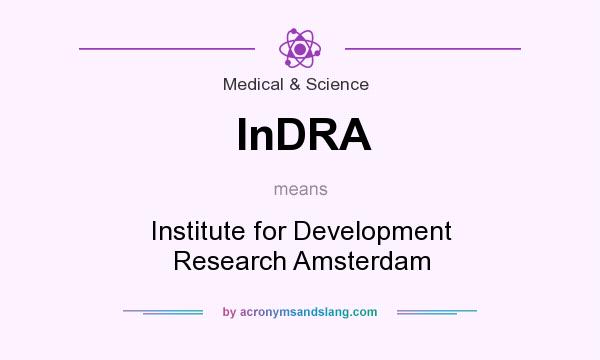 What does InDRA mean? It stands for Institute for Development Research Amsterdam