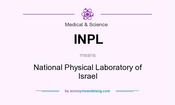 What does INPL mean? It stands for National Physical Laboratory of Israel