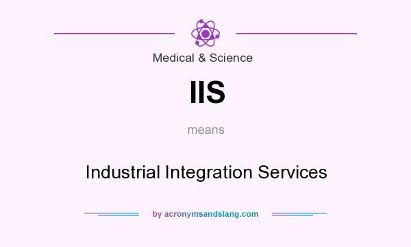 What does IIS mean? It stands for Industrial Integration Services