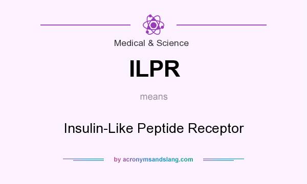 What does ILPR mean? It stands for Insulin-Like Peptide Receptor
