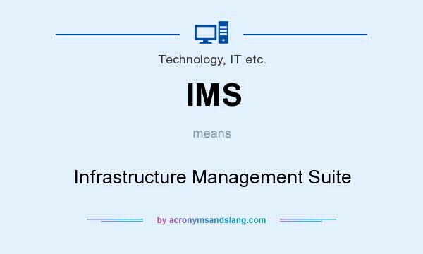 What does IMS mean? It stands for Infrastructure Management Suite