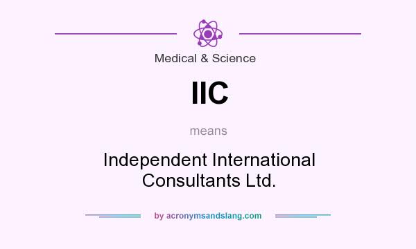 What does IIC mean? It stands for Independent International Consultants Ltd.