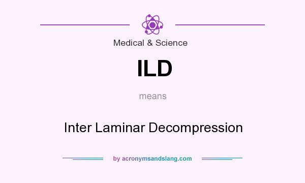 What does ILD mean? It stands for Inter Laminar Decompression