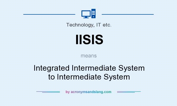 What does IISIS mean? It stands for Integrated Intermediate System to Intermediate System