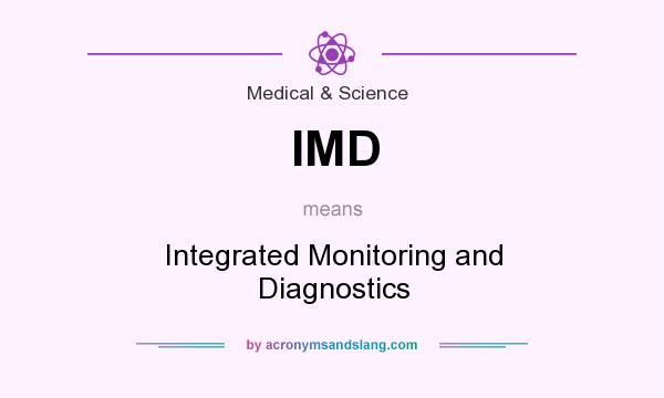 What does IMD mean? It stands for Integrated Monitoring and Diagnostics