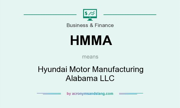 What does HMMA mean? It stands for Hyundai Motor Manufacturing Alabama LLC