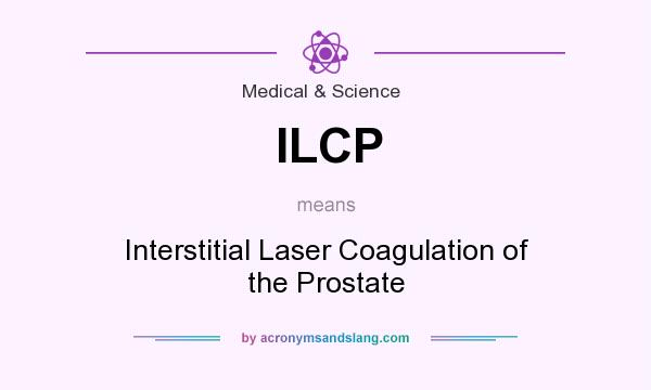 What does ILCP mean? It stands for Interstitial Laser Coagulation of the Prostate