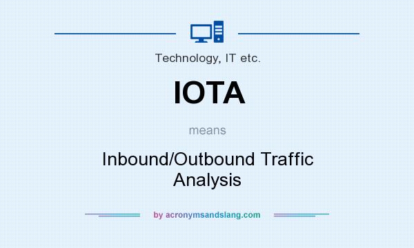 What does IOTA mean? It stands for Inbound/Outbound Traffic Analysis
