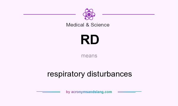 What does RD mean? It stands for respiratory disturbances