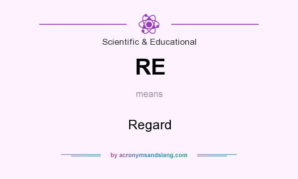 What does RE mean? It stands for Regard