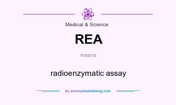What does REA mean? It stands for radioenzymatic assay