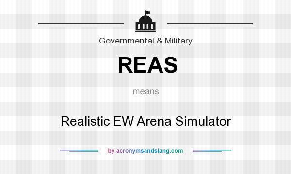 What does REAS mean? It stands for Realistic EW Arena Simulator