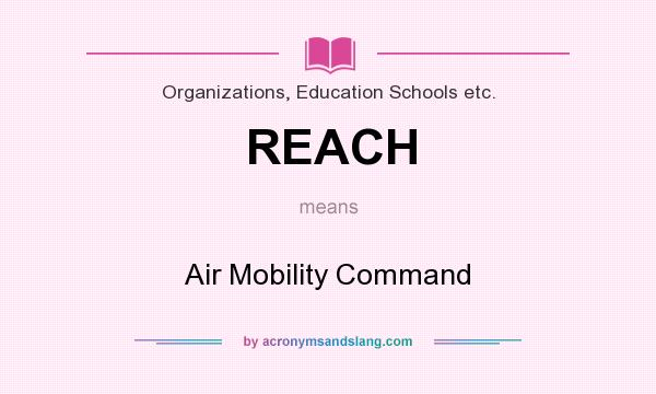 What does REACH mean? It stands for Air Mobility Command