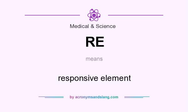What does RE mean? It stands for responsive element