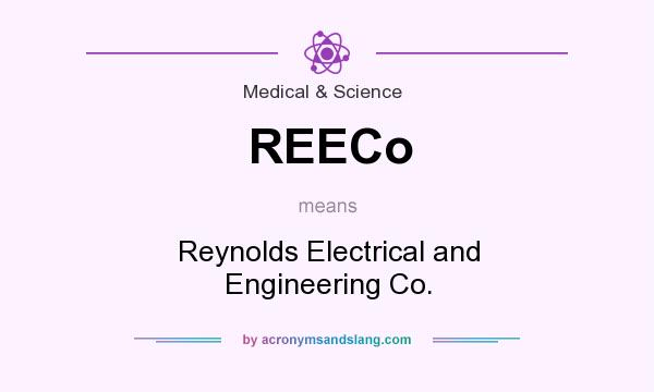 What does REECo mean? It stands for Reynolds Electrical and Engineering Co.