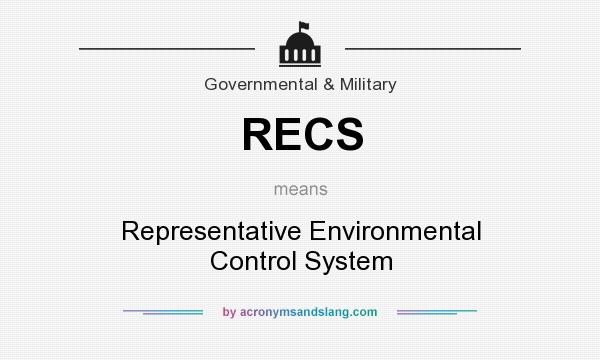 What does RECS mean? It stands for Representative Environmental Control System