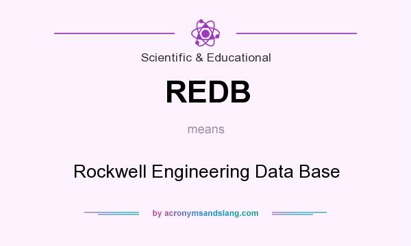 What does REDB mean? It stands for Rockwell Engineering Data Base