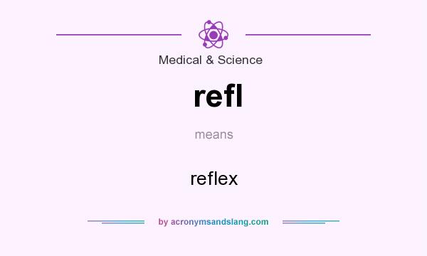 What does refl mean? It stands for reflex